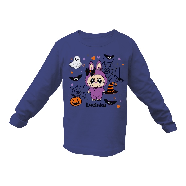 Halloween příšerka ve stylu Labubu 2 se jménem