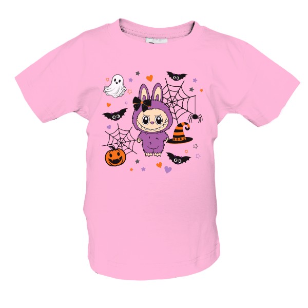 Tričko s potiskem Halloween příšerka ve stylu Labubu 4